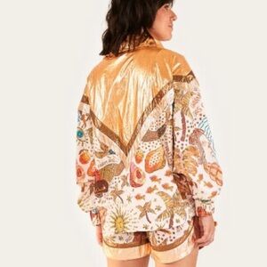 Farm Rio Anthropology Windbreaker Jacket - Brand New with tags